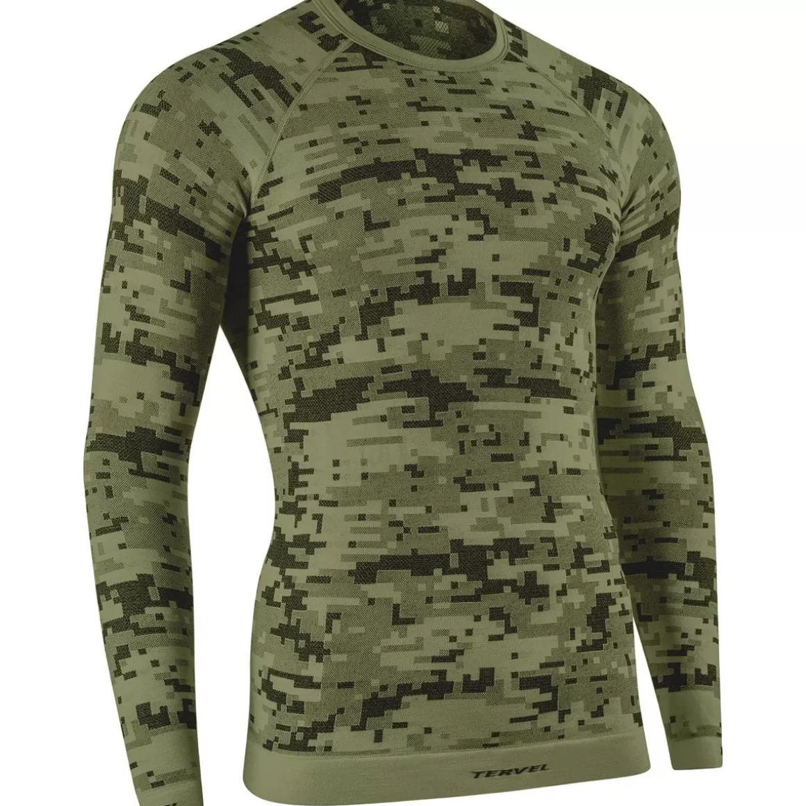 Wisport Base Layers>Tervel Optiline Digital Shirt Long Sleeve Military / Grey