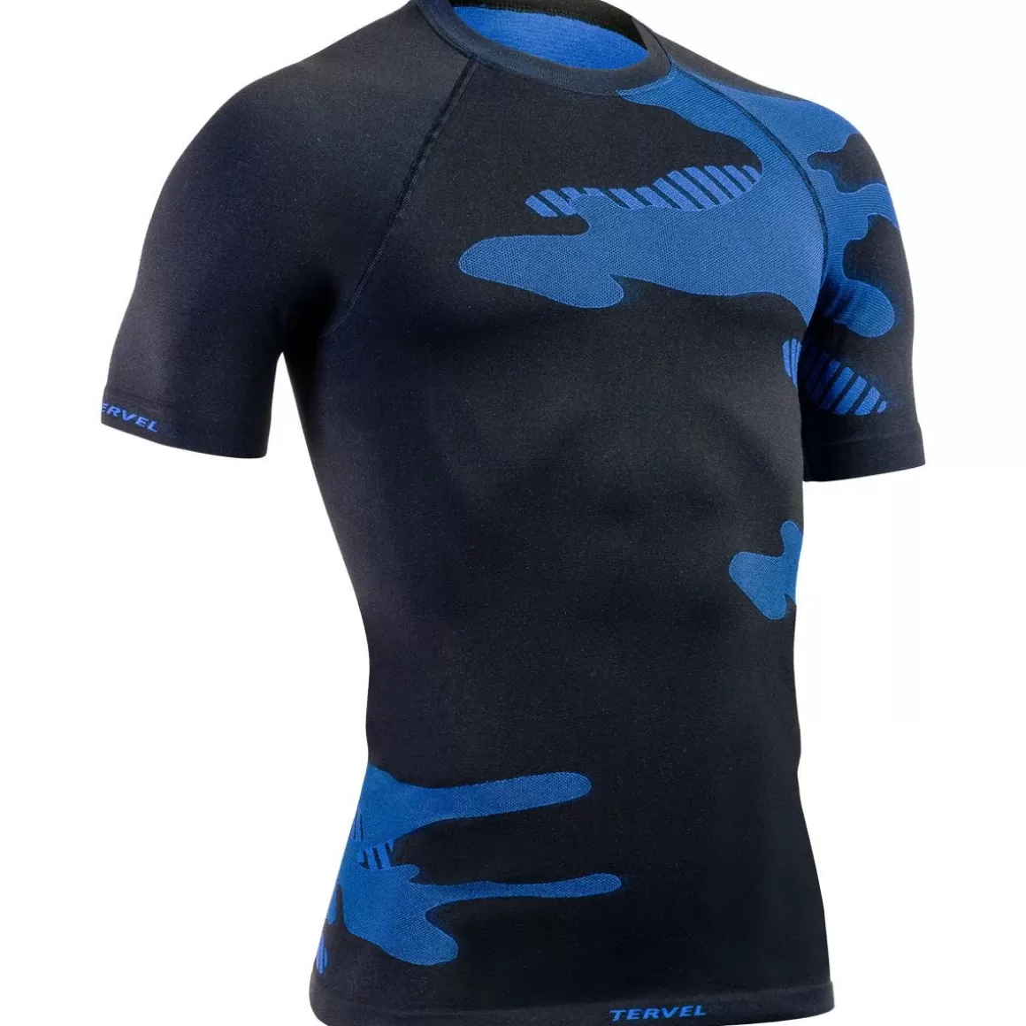 Helikon Base Layers>Tervel Optiline Light Shirt Short Sleeve Black/Blue