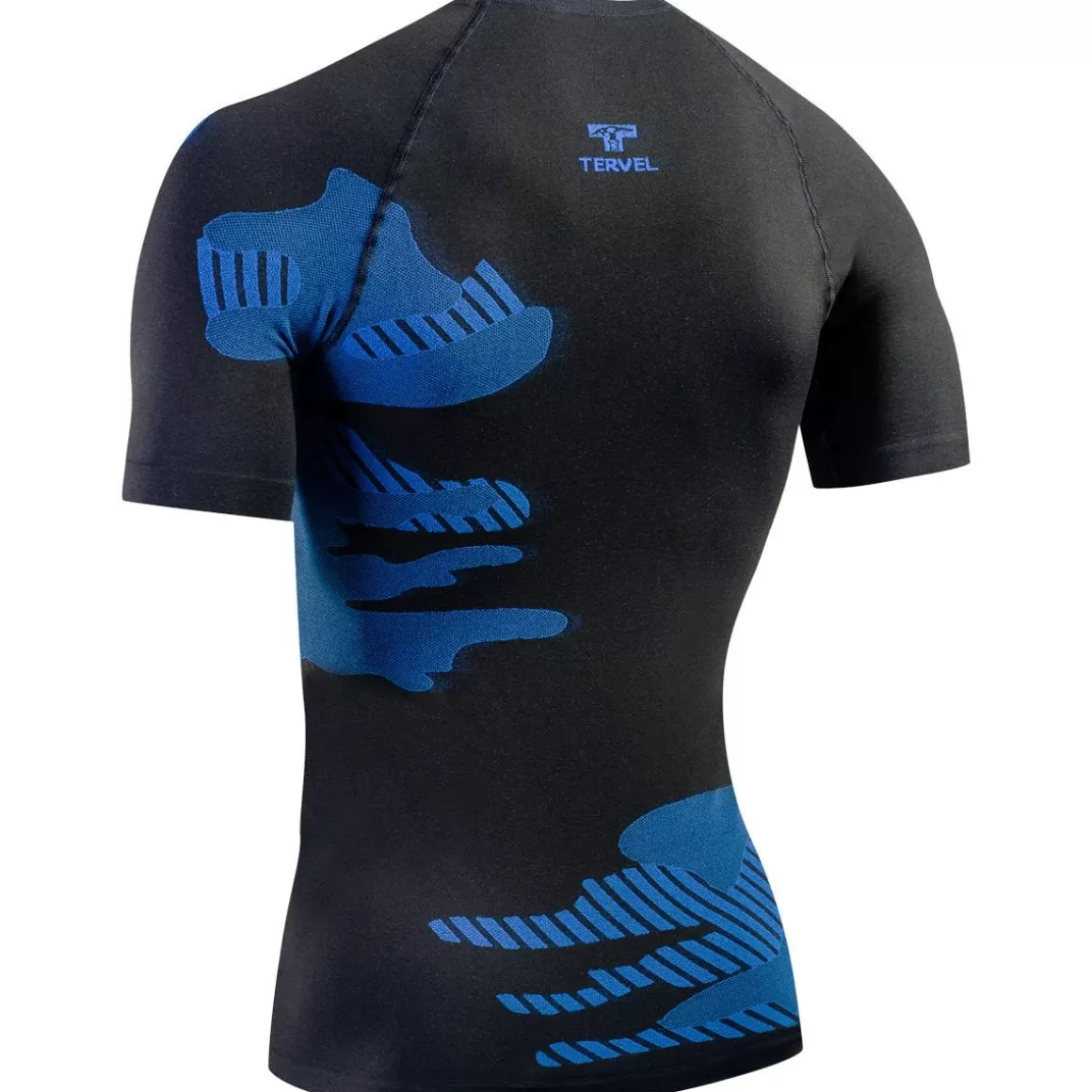 Helikon Base Layers>Tervel Optiline Light Shirt Short Sleeve Black/Blue