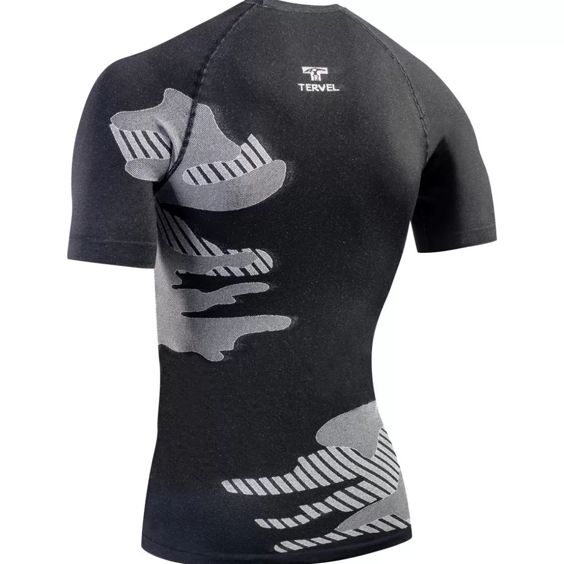 Highlander Base Layers>Tervel Optiline Light Shirt Short Sleeve Black/Light Grey