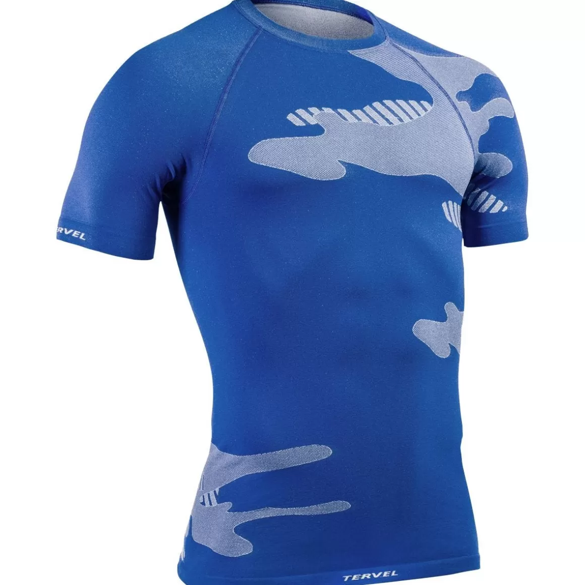 Helikon Base Layers>Tervel Optiline Light Shirt Short Sleeve Blue/White