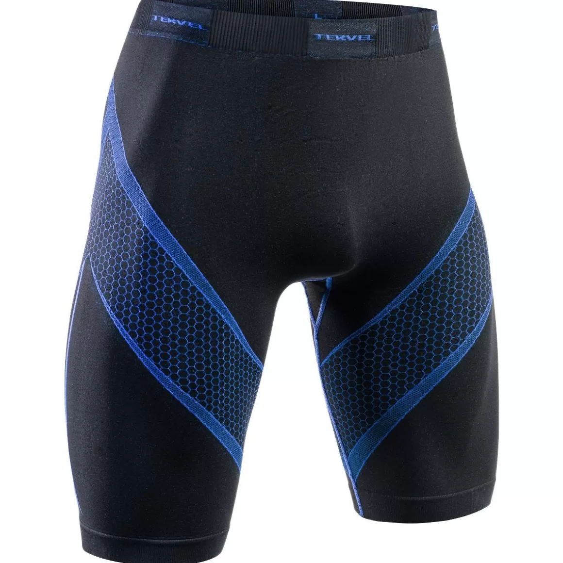 MFH Base Layers>Tervel Optiline Running Shorts Black/Blue