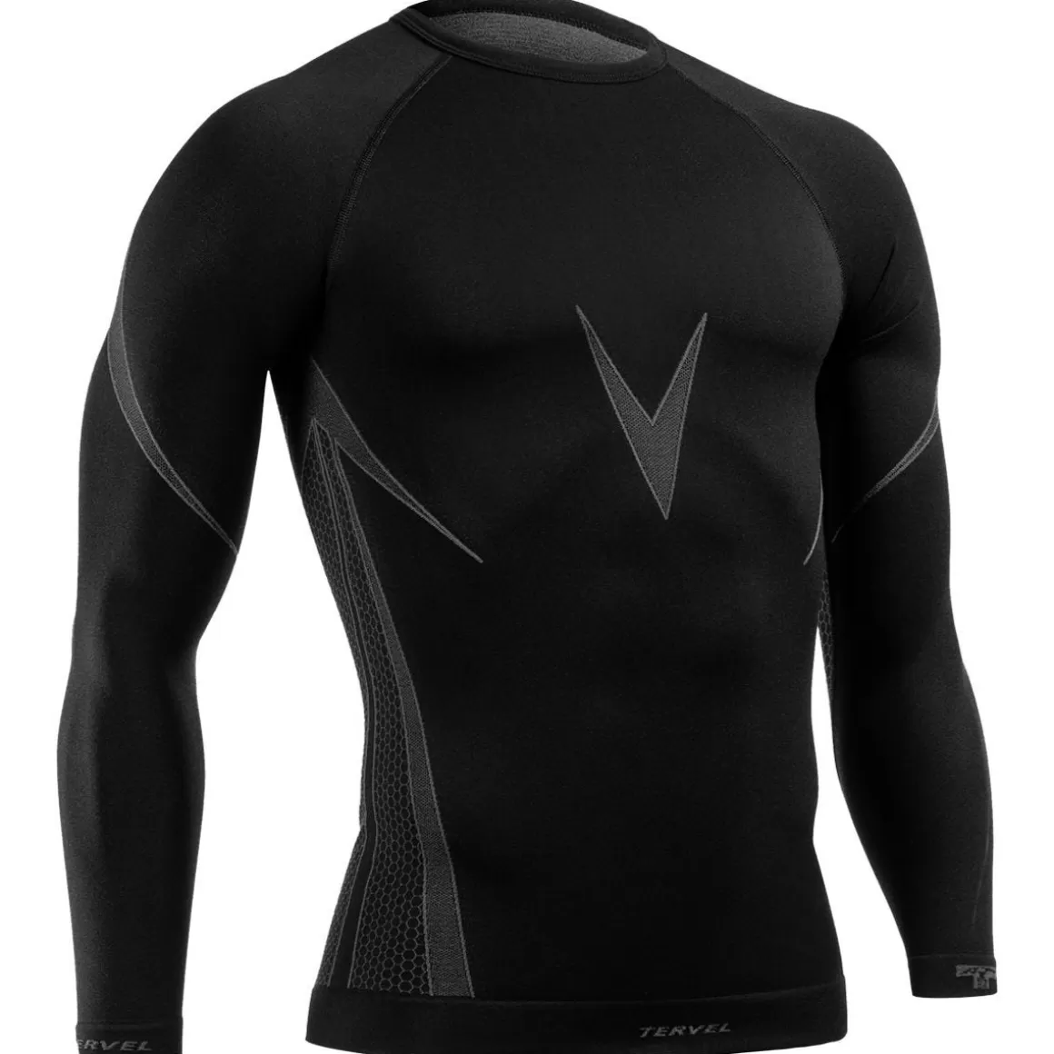 Helikon Base Layers>Tervel Optiline Shirt Long Sleeve Black/Grey