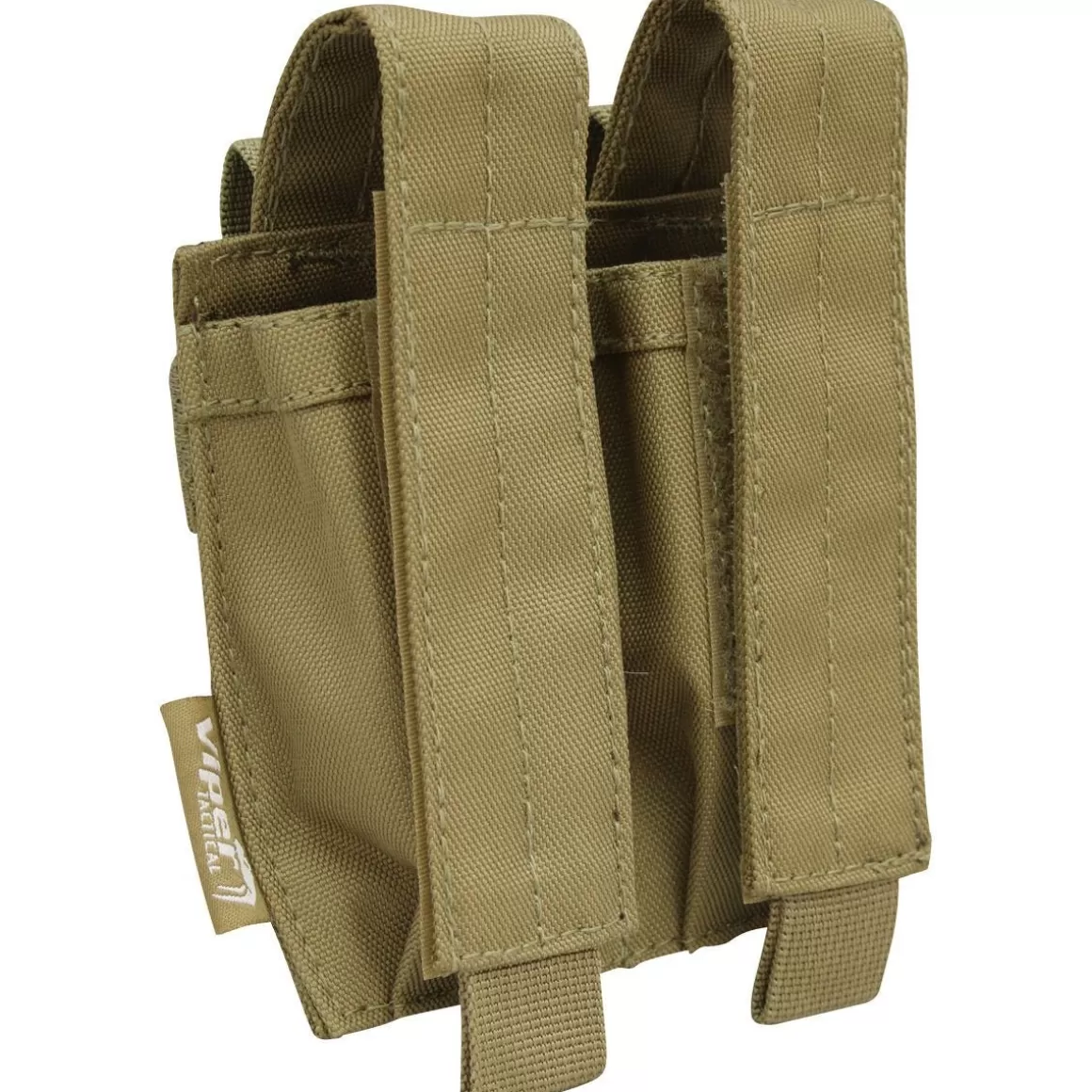 Viper Magazine Pouches> Double Pistol Mag Pouch Coyote