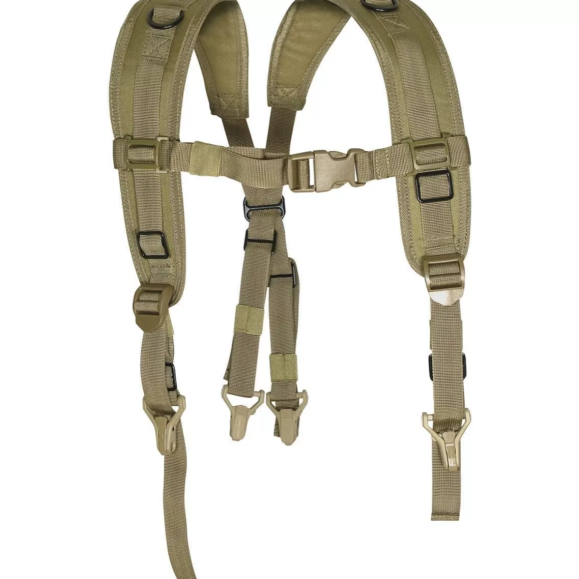 Viper Belts & Suspenders> Locking Harness Coyote