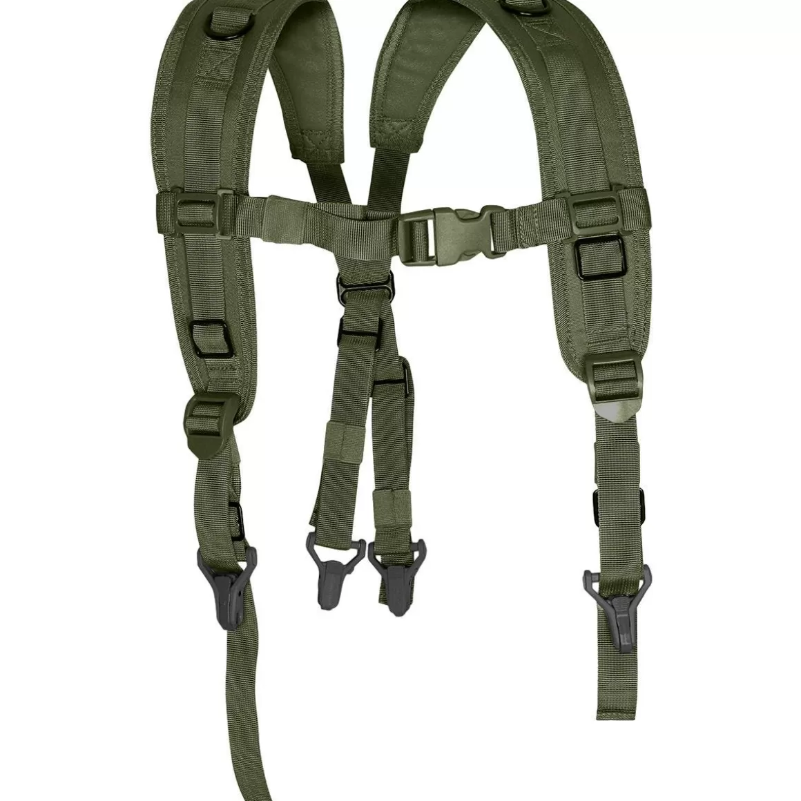 Viper Belts & Suspenders> Locking Harness Green