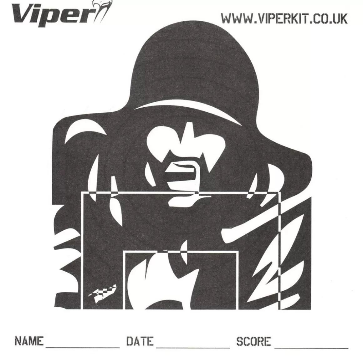 Viper Targets> Pro 17Cm Paper Targets (100 Pack)