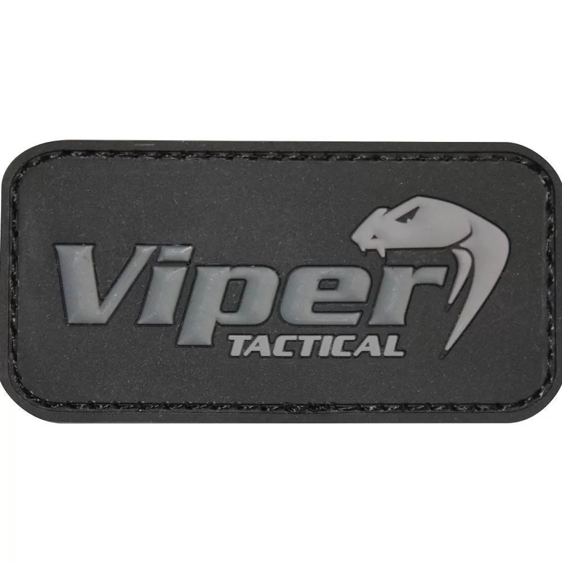 Viper Badges & Patches> Subdued Rubber Logo Patch Black