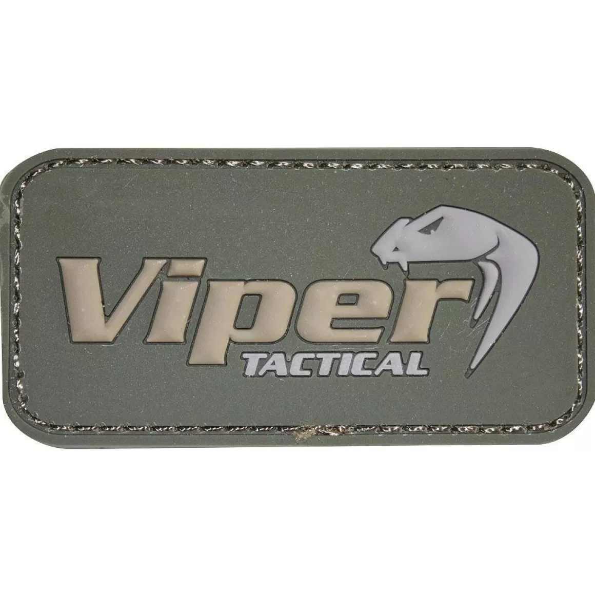 Viper Badges & Patches> Subdued Rubber Logo Patch Green