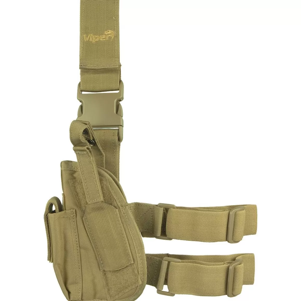 Viper Holsters> Tactical Leg Holster Left Hand Coyote