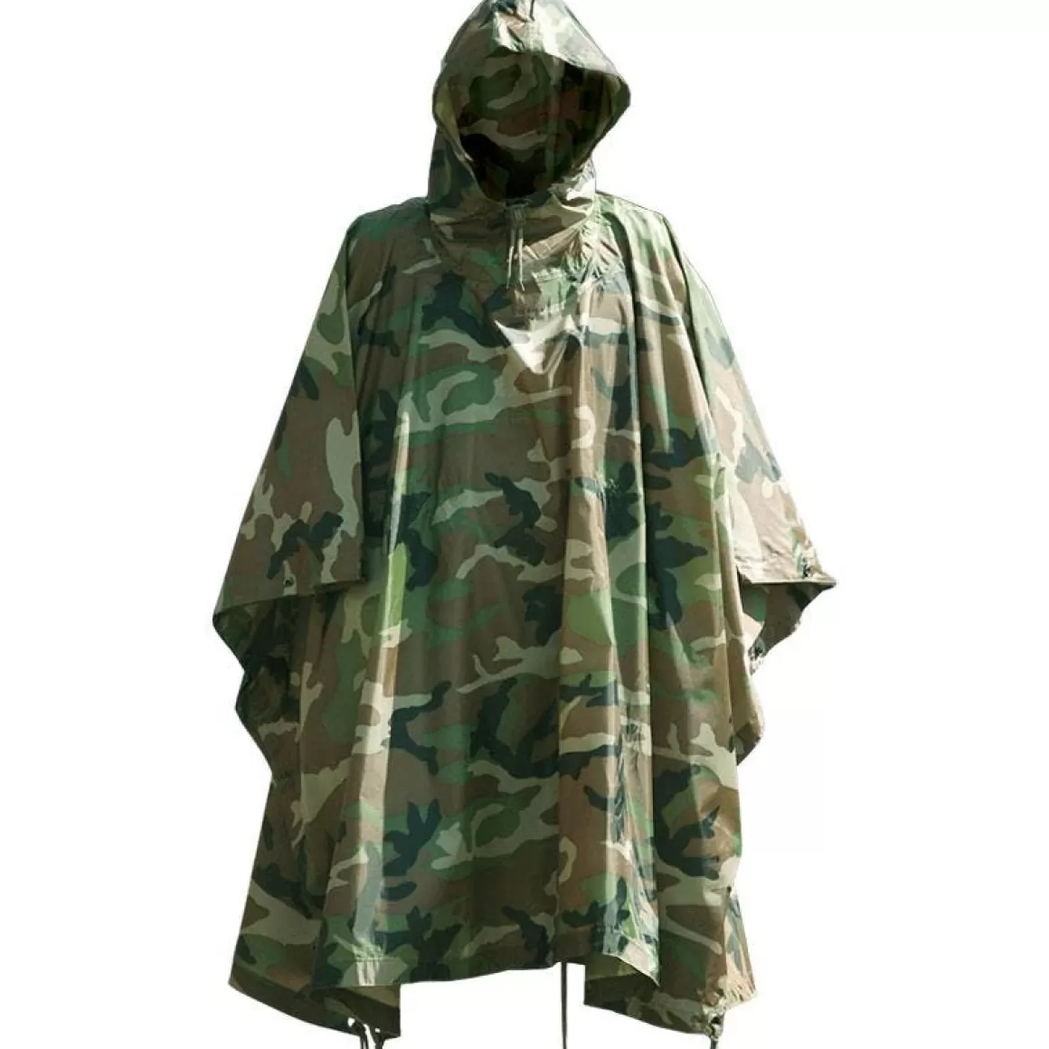 Mil-Tec Miscellaneous Accessories>Waterproof Poncho Ripstop Woodland