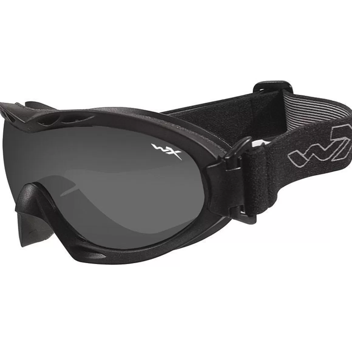 Wiley X Goggles> Nerve Goggles - Smoke Grey + Clear Lens / Matte Black Frame