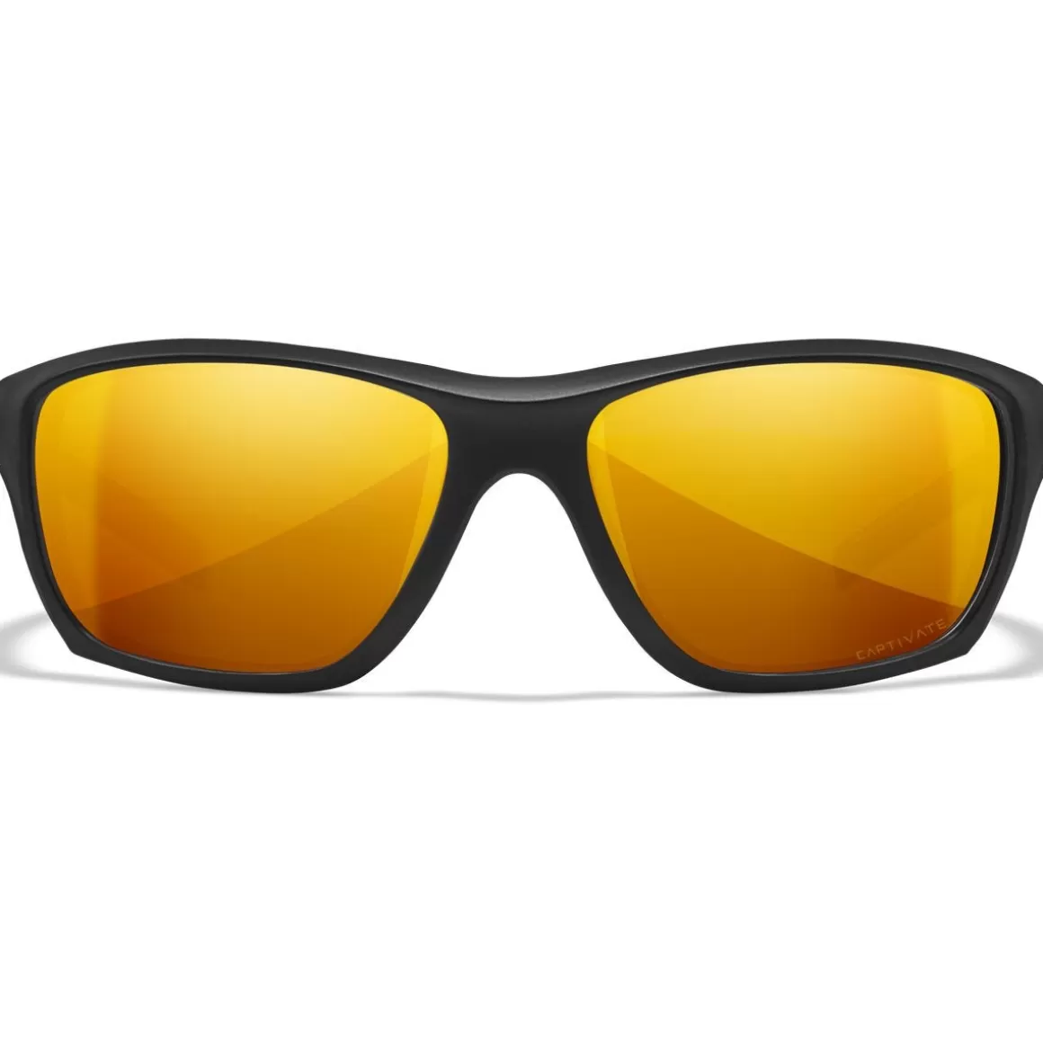 Wiley X Glasses> Wx Aspect Glasses - Captivate Polarized Bronze Mirror Lens / Matte Black Frame