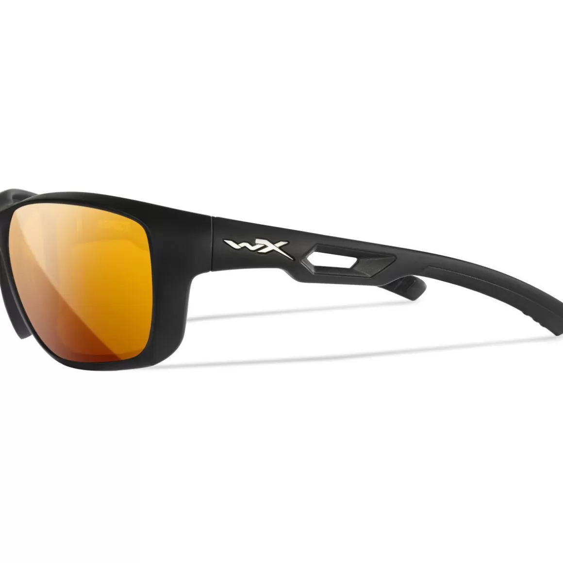 Wiley X Glasses> Wx Aspect Glasses - Captivate Polarized Bronze Mirror Lens / Matte Black Frame