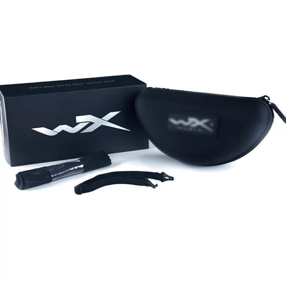 Wiley X Glasses> Wx Breach Glasses - Smoke Grey Lens / Matte Black Frame
