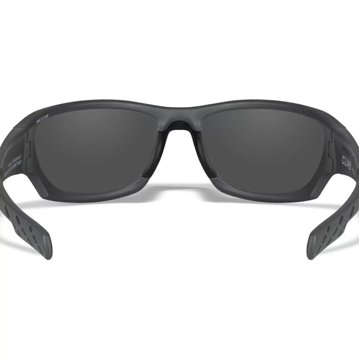 Wiley X Glasses> Wx Climb Glasses - Captivate Polarized Blue Mirror Lenses / Matte Grey Frame