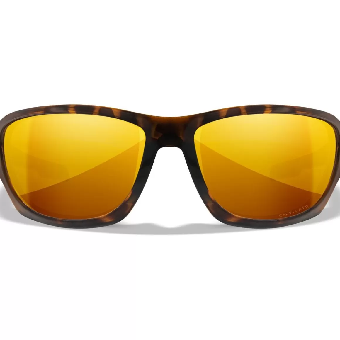 Wiley X Glasses> Wx Climb Glasses - Captivate Polarized Bronze Mirror Lenses / Gloss Tortoise Frame