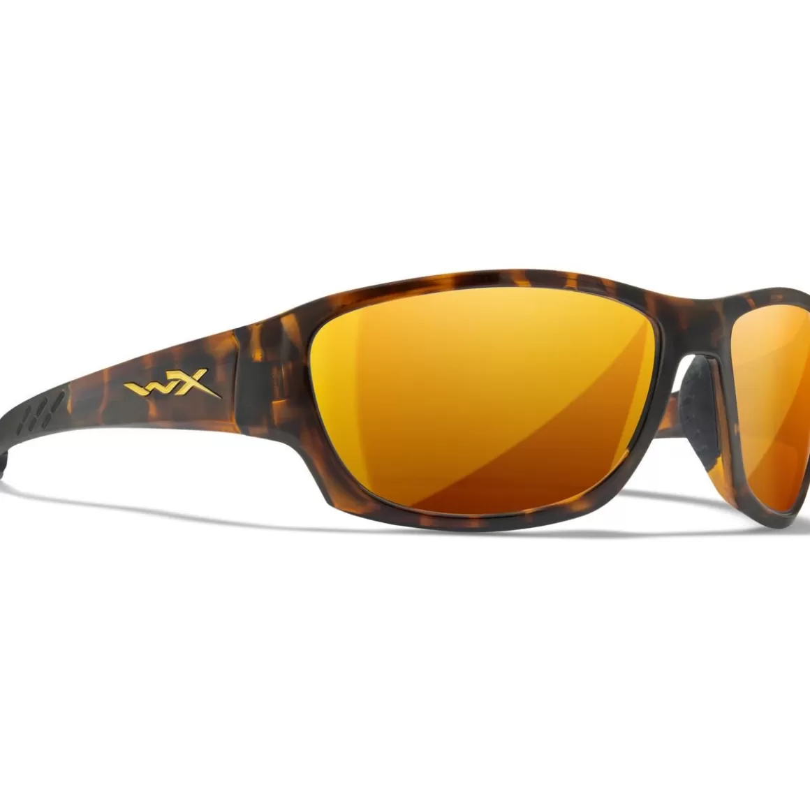 Wiley X Glasses> Wx Climb Glasses - Captivate Polarized Bronze Mirror Lenses / Gloss Tortoise Frame