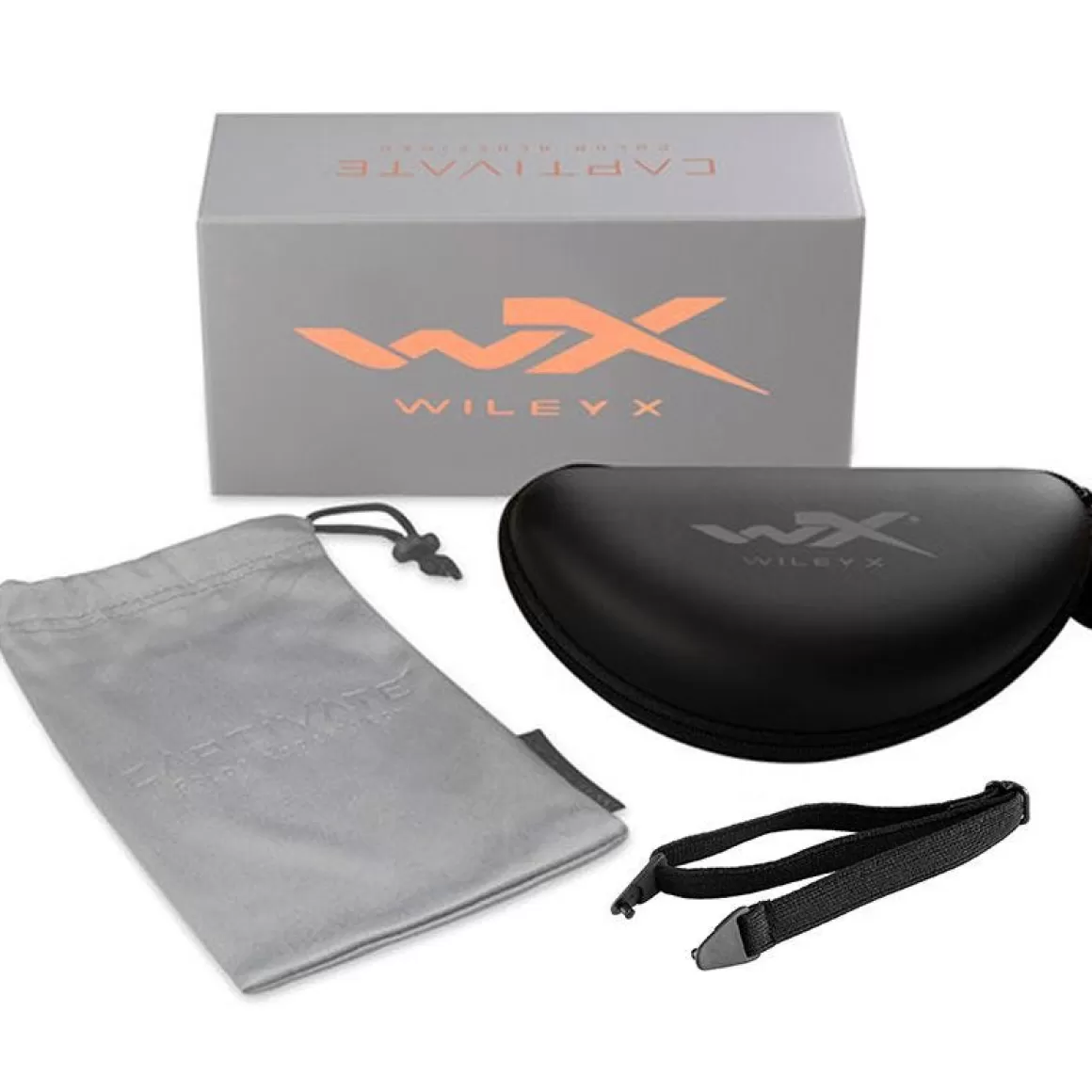 Wiley X Glasses> Wx Compass Glasses - Captivate Polarized Bronze Mirror Lens / Matte Black Frame