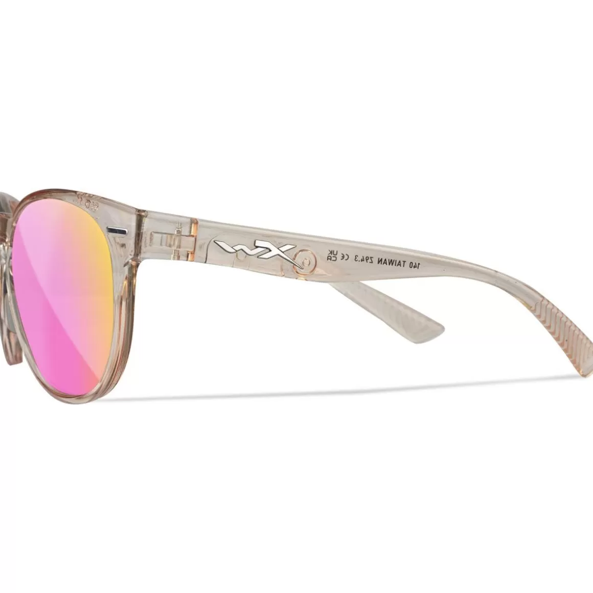 Wiley X Glasses> Wx Covert Glasses - Captivate Polarized Rose Gold Lenses / Gloss Crystal Blush Frame