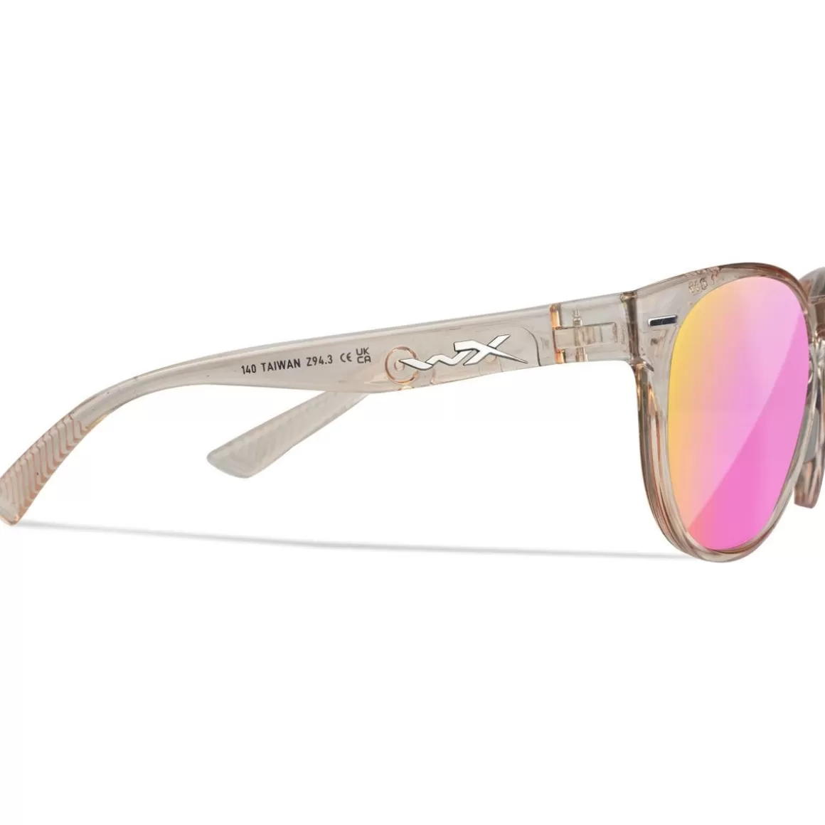 Wiley X Glasses> Wx Covert Glasses - Captivate Polarized Rose Gold Lenses / Gloss Crystal Blush Frame
