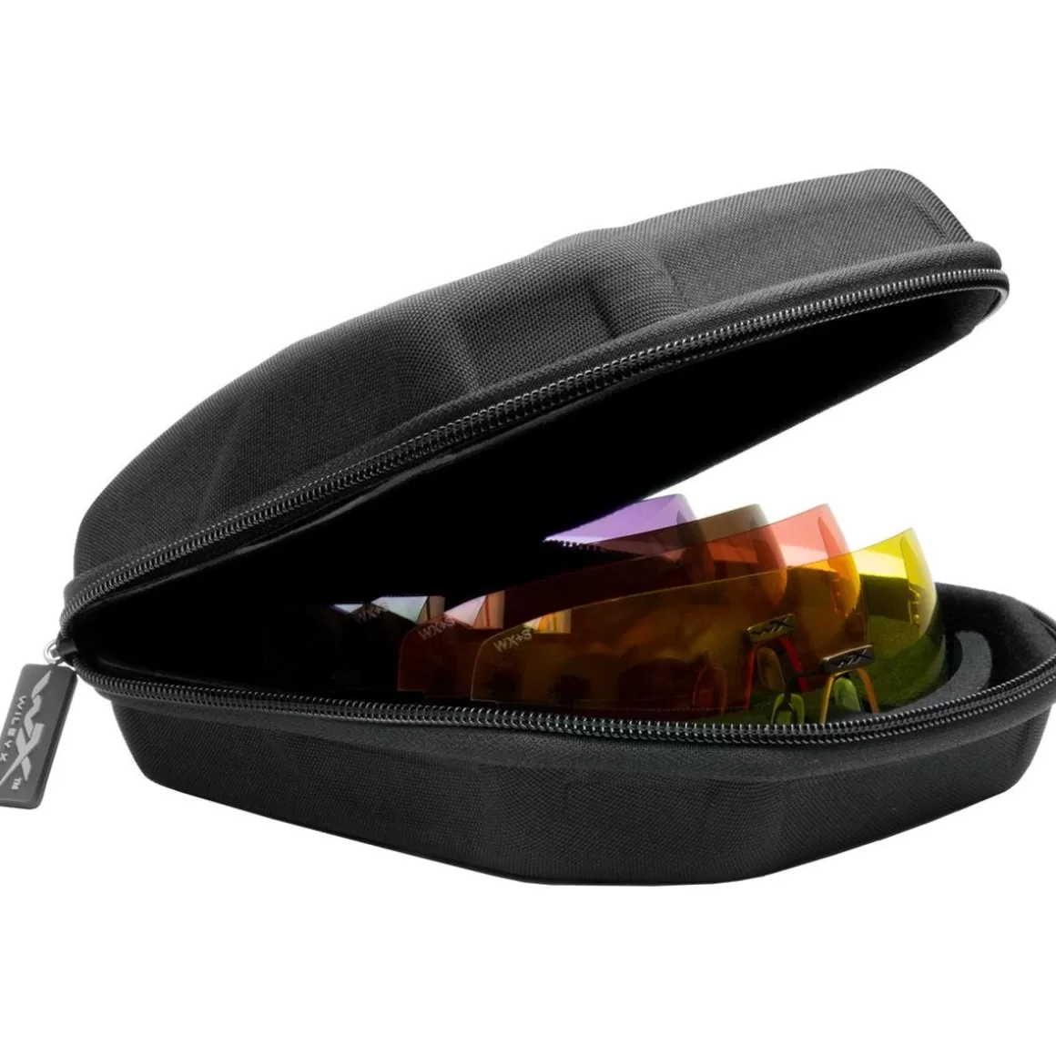 Wiley X Glasses> Wx Detection Glasses - Clear + Yellow + Orange + Purple + Copper Lens / Matte Black Frame