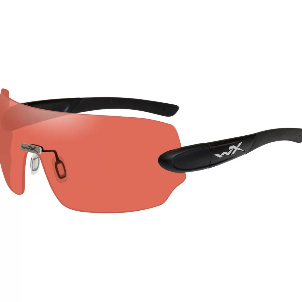 Wiley X Glasses> Wx Detection Glasses - Yellow + Orange + Purple Lens / Matte Black Frame