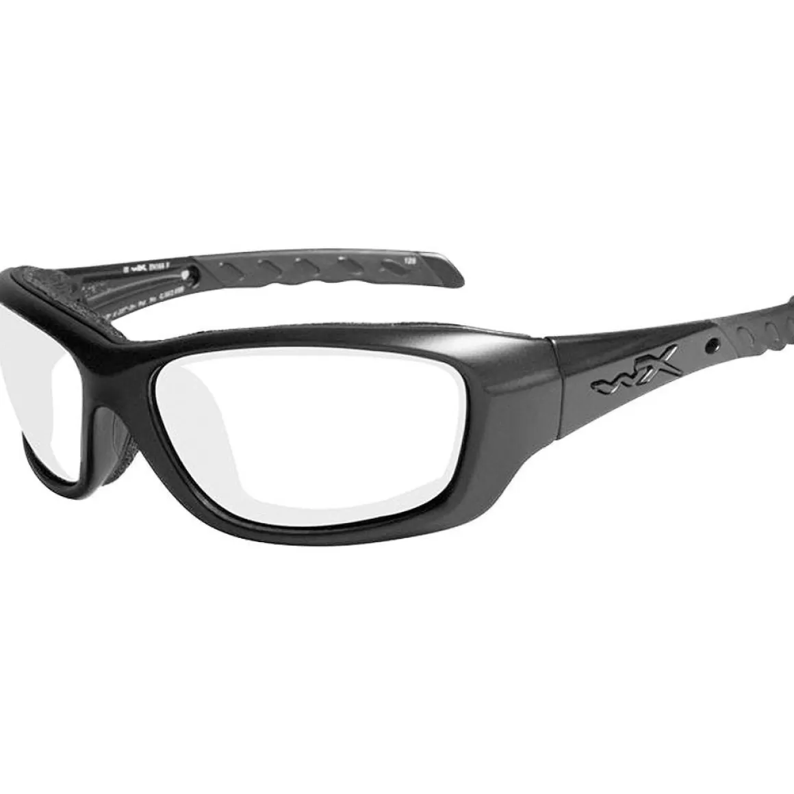 Wiley X Glasses> Wx Gravity Glasses - Clear Lens / Gloss Black Frame