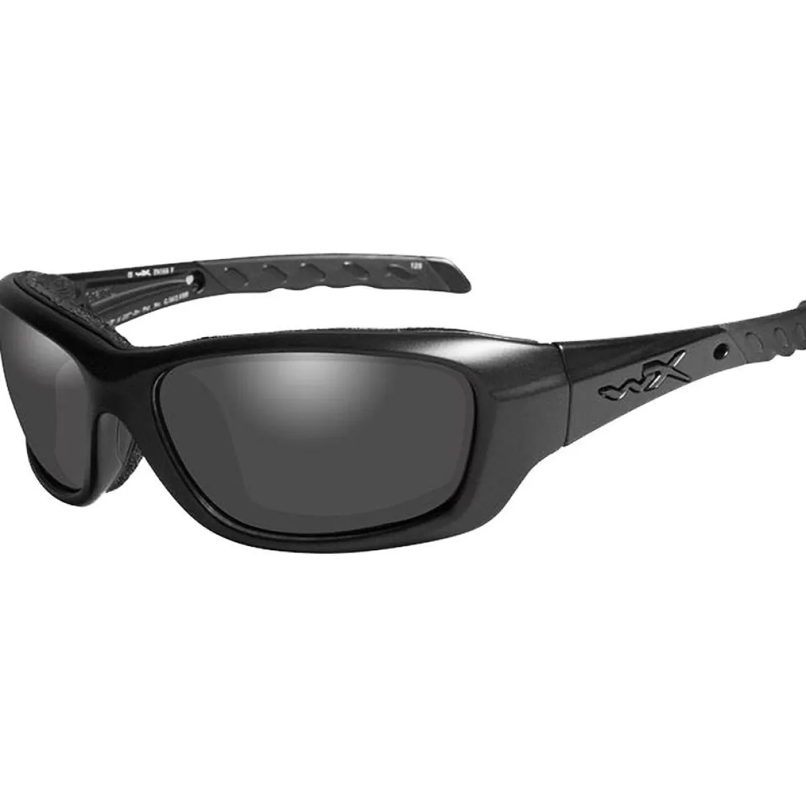 Wiley X Glasses> Wx Gravity Glasses - Smoke Grey Lens / Black Ops Matte Black Frame
