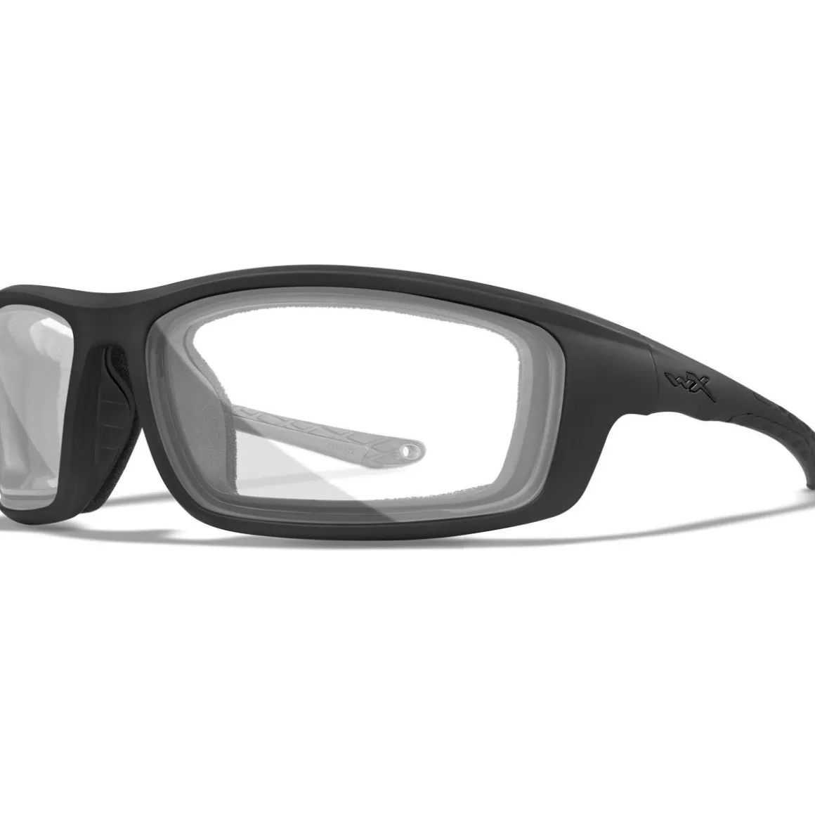 Wiley X Ballistic Glasses> Wx Grid Glasses - Clear Lenses / Matte Black Frame
