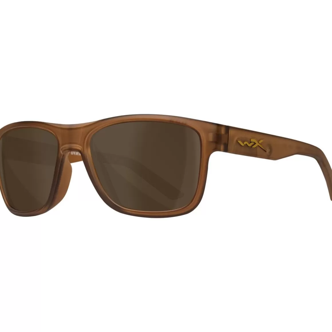 Wiley X Glasses> Wx Ovation Glasses - Brown Lenses / Matte Rootbeer Frame