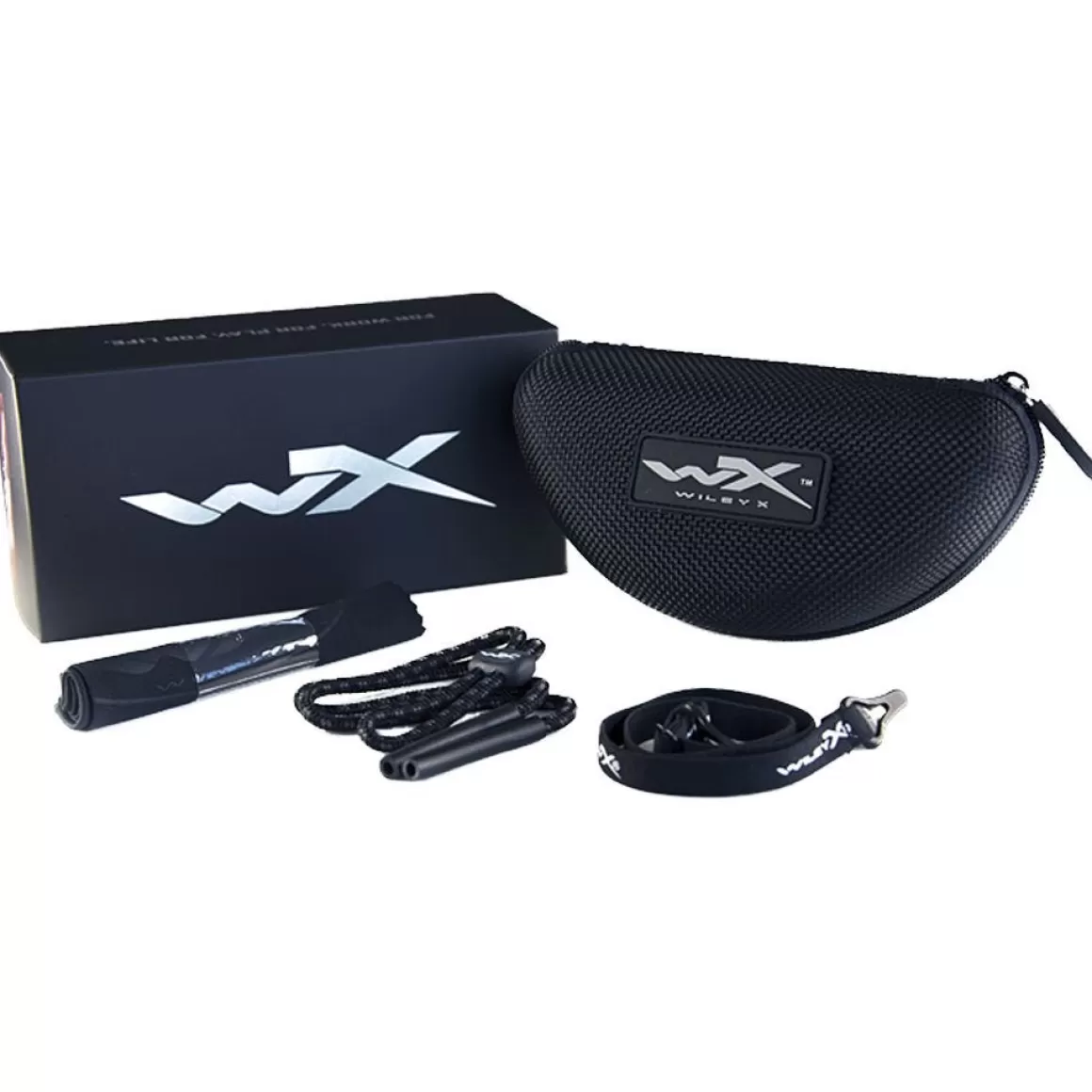 Wiley X Glasses> Wx Tide Glasses - Smoke Grey Lens / Black Ops Matte Black Frame