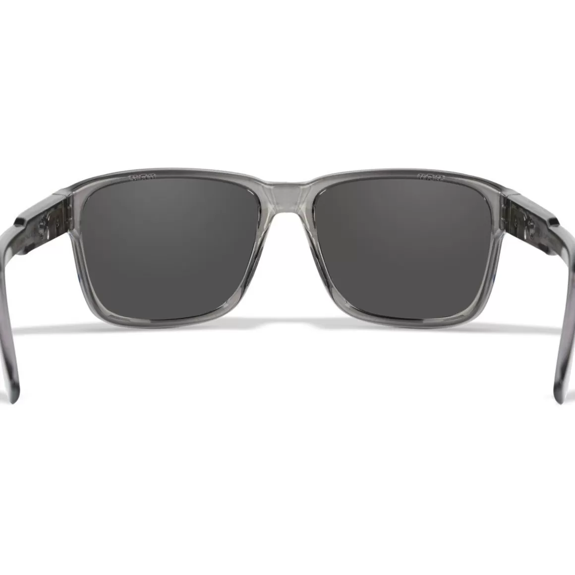 Wiley X Glasses> Wx Trek Glasses - Captivate Polarized Blue Mirror Lenses / Gloss Crystal Dark Grey Frame