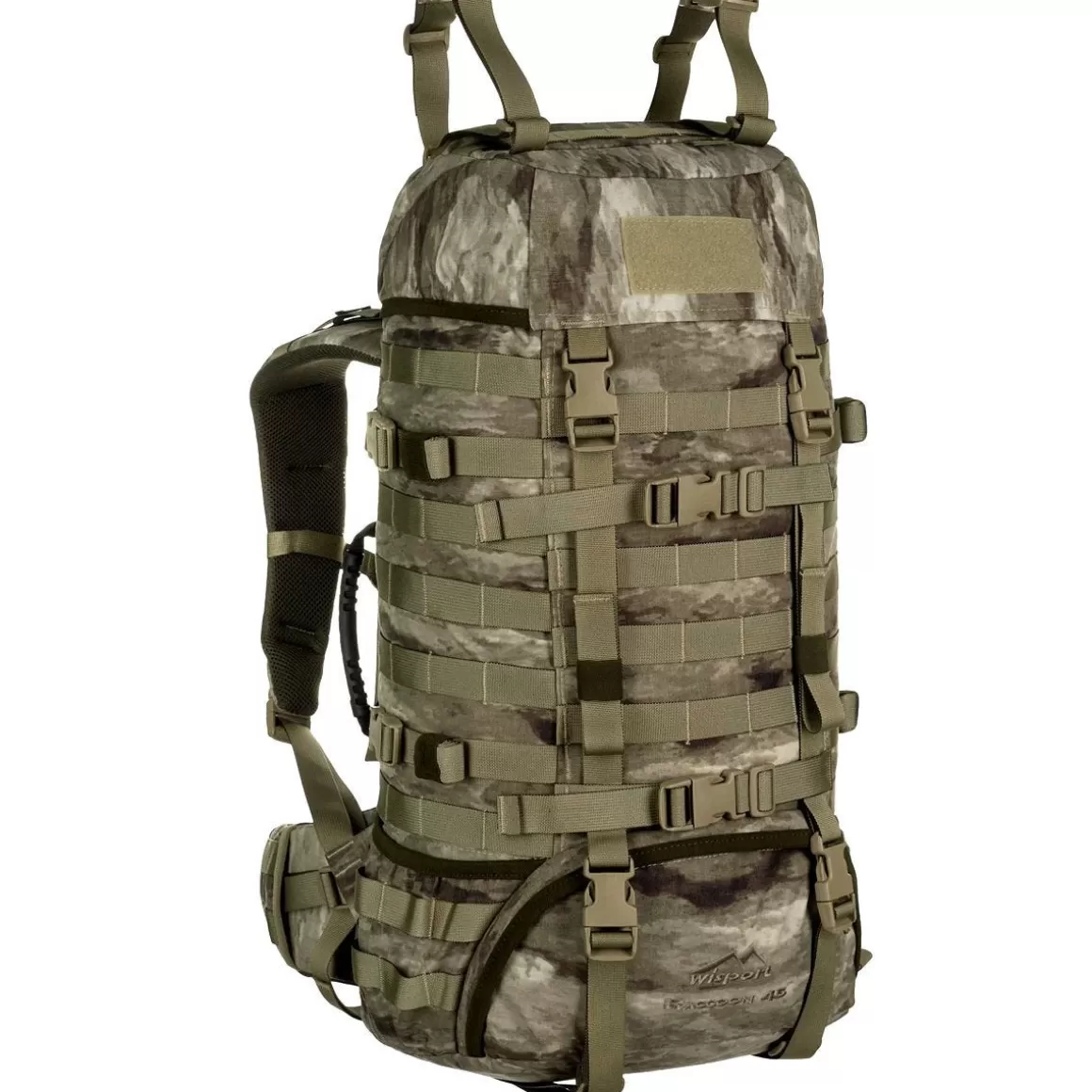 Wisport Hydration Packs> Raccoon 45L Rucksack A-Tacs Au-X