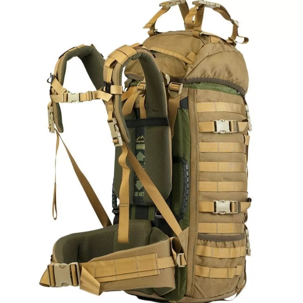 Wisport Backpacks & Rucksacks> Raccoon 45L Rucksack Coyote