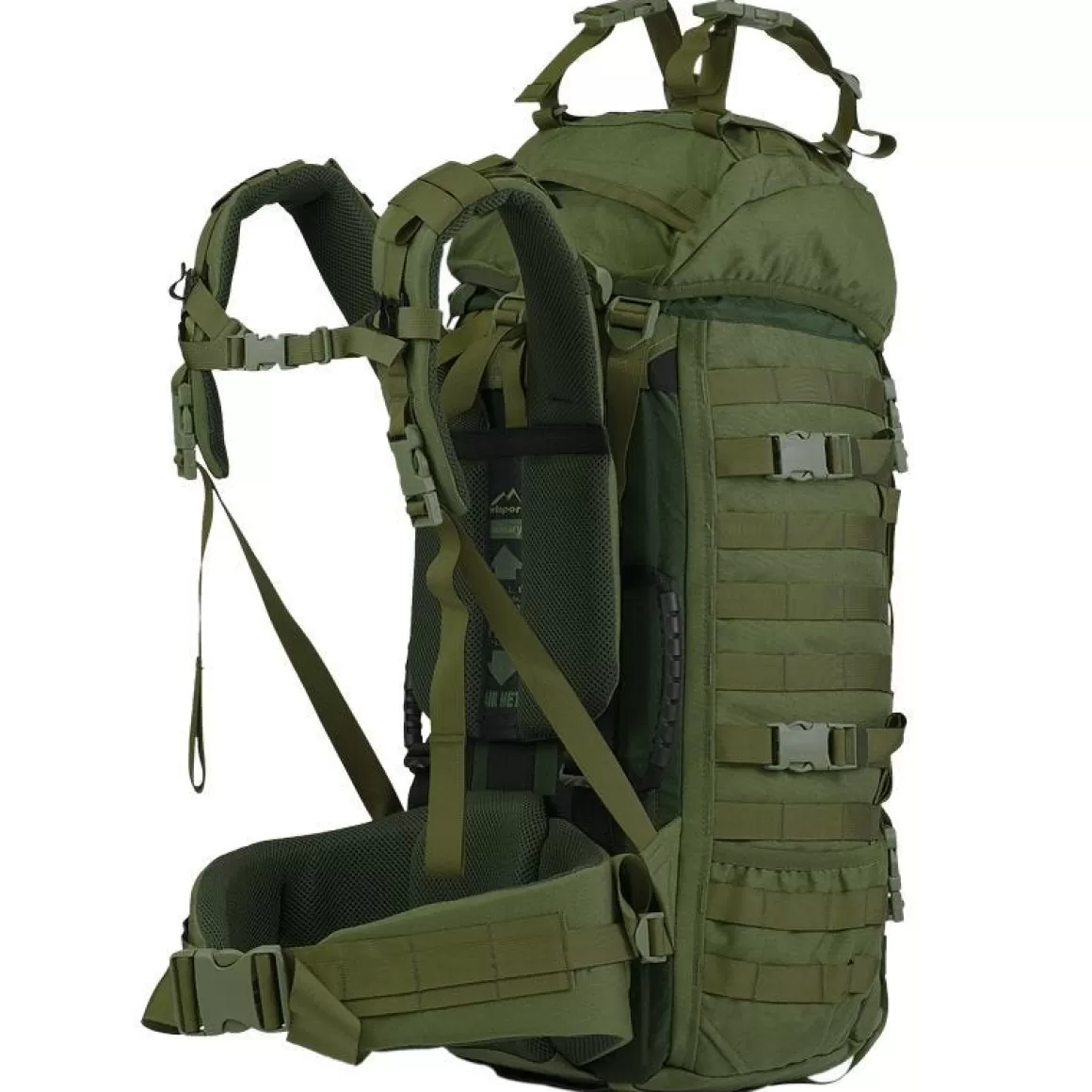 Wisport Backpacks & Rucksacks> Raccoon 45L Rucksack Olive Green