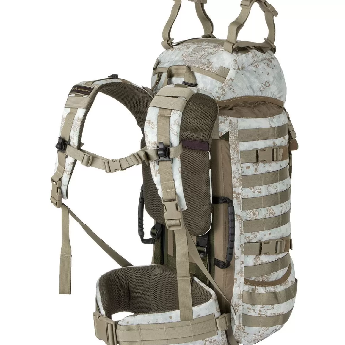 Wisport Hydration Packs> Raccoon 45L Rucksack Pencott Snowdrift