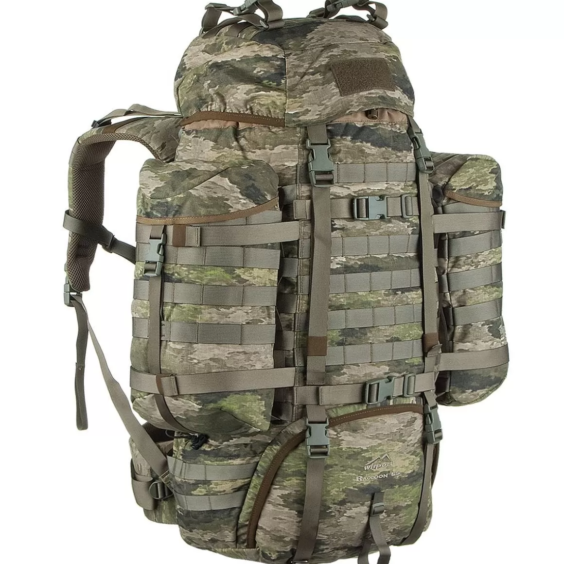 Wisport Hydration Packs> Raccoon 65L Rucksack A-Tacs Ix