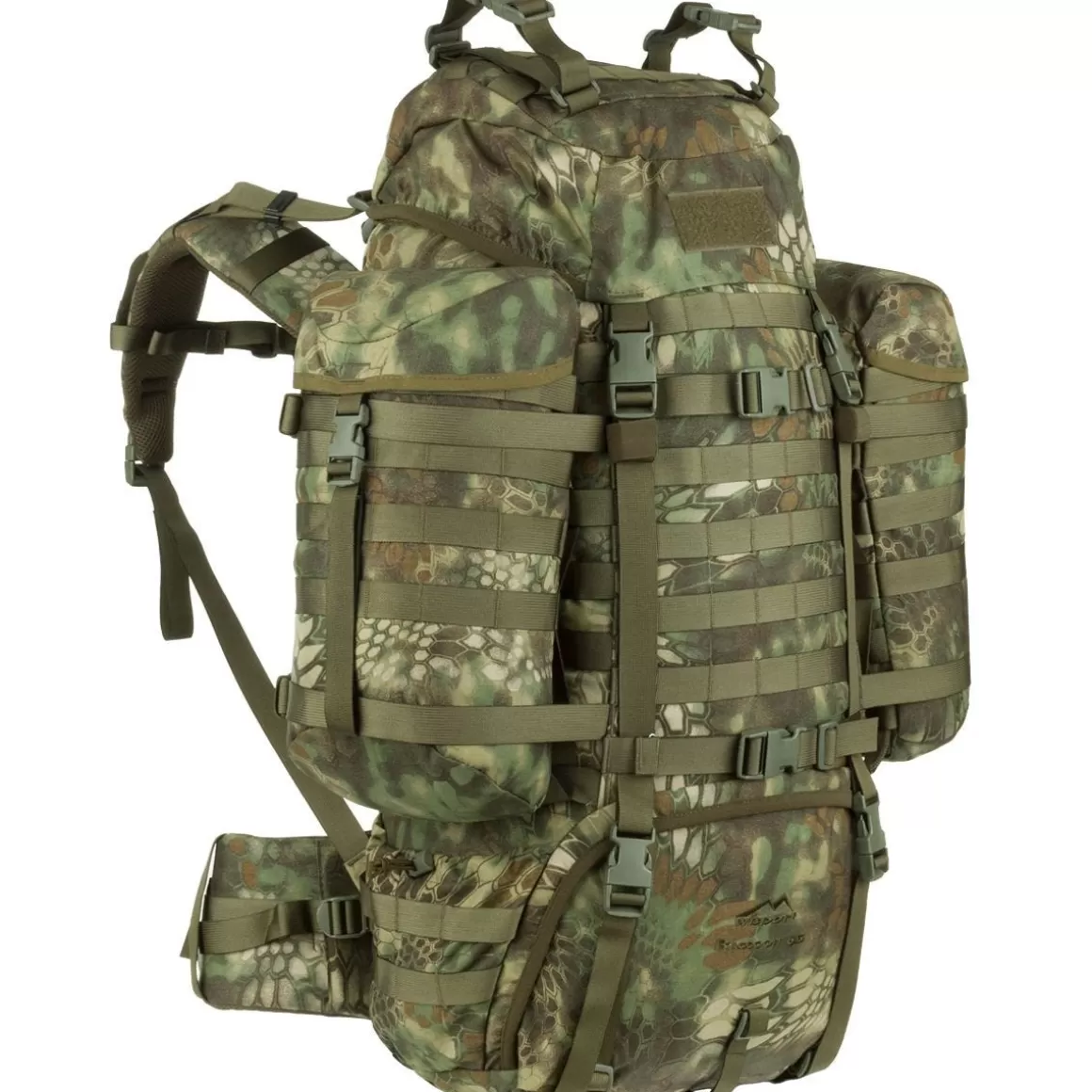 Wisport Hydration Packs> Raccoon 65L Rucksack Kryptek Mandrake