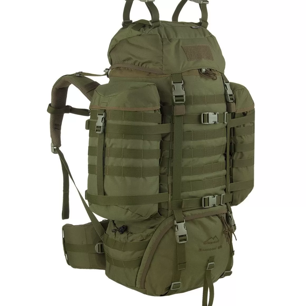 Wisport Hydration Packs> Raccoon 65L Rucksack Olive Green