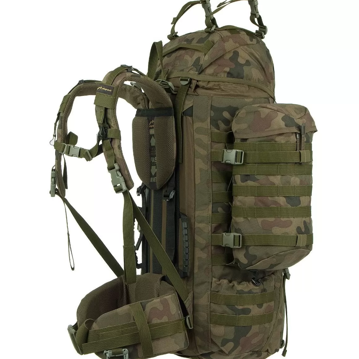 Wisport Hydration Packs> Raccoon 65L Rucksack Pl Woodland