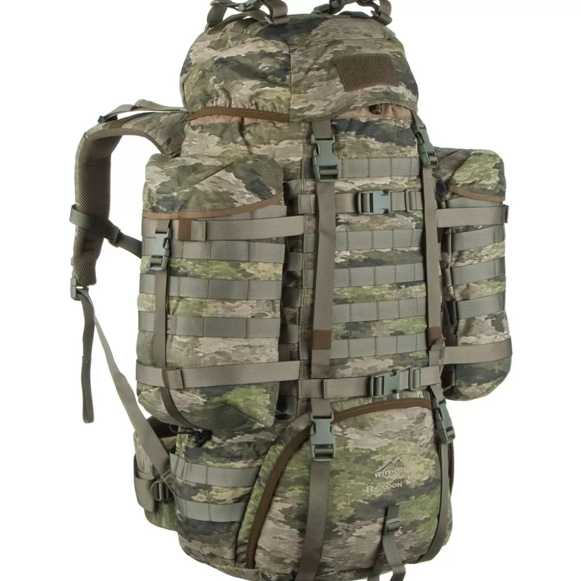 Wisport Hydration Packs> Raccoon 85L Rucksack A-Tacs Ix