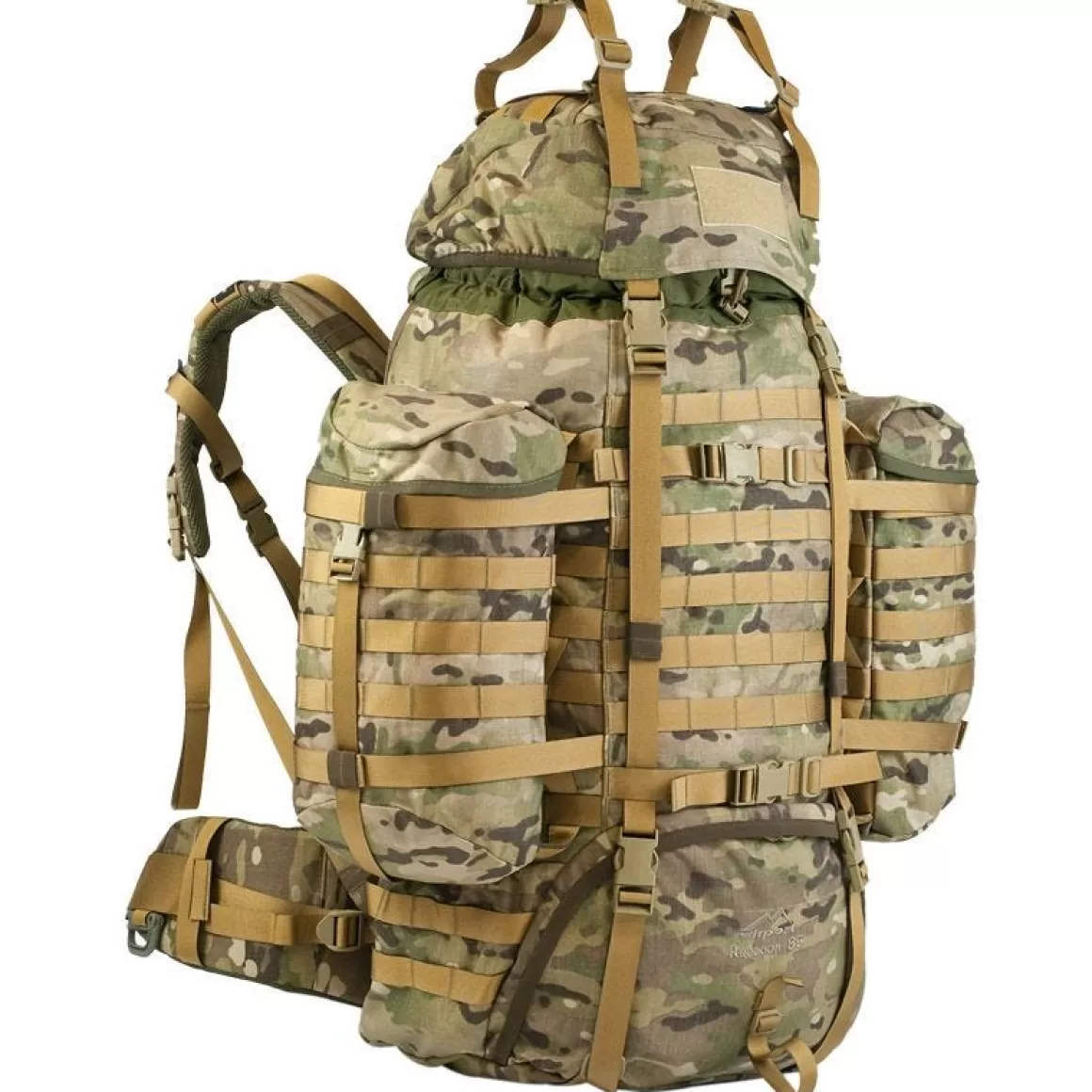 Wisport Bergens & Patrol Packs> Raccoon 85L Rucksack Multicam