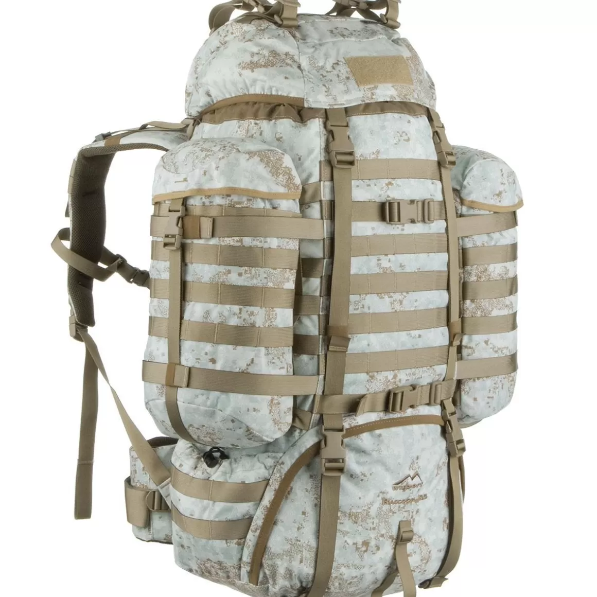 Wisport Hydration Packs> Raccoon 85L Rucksack Pencott Snowdrift