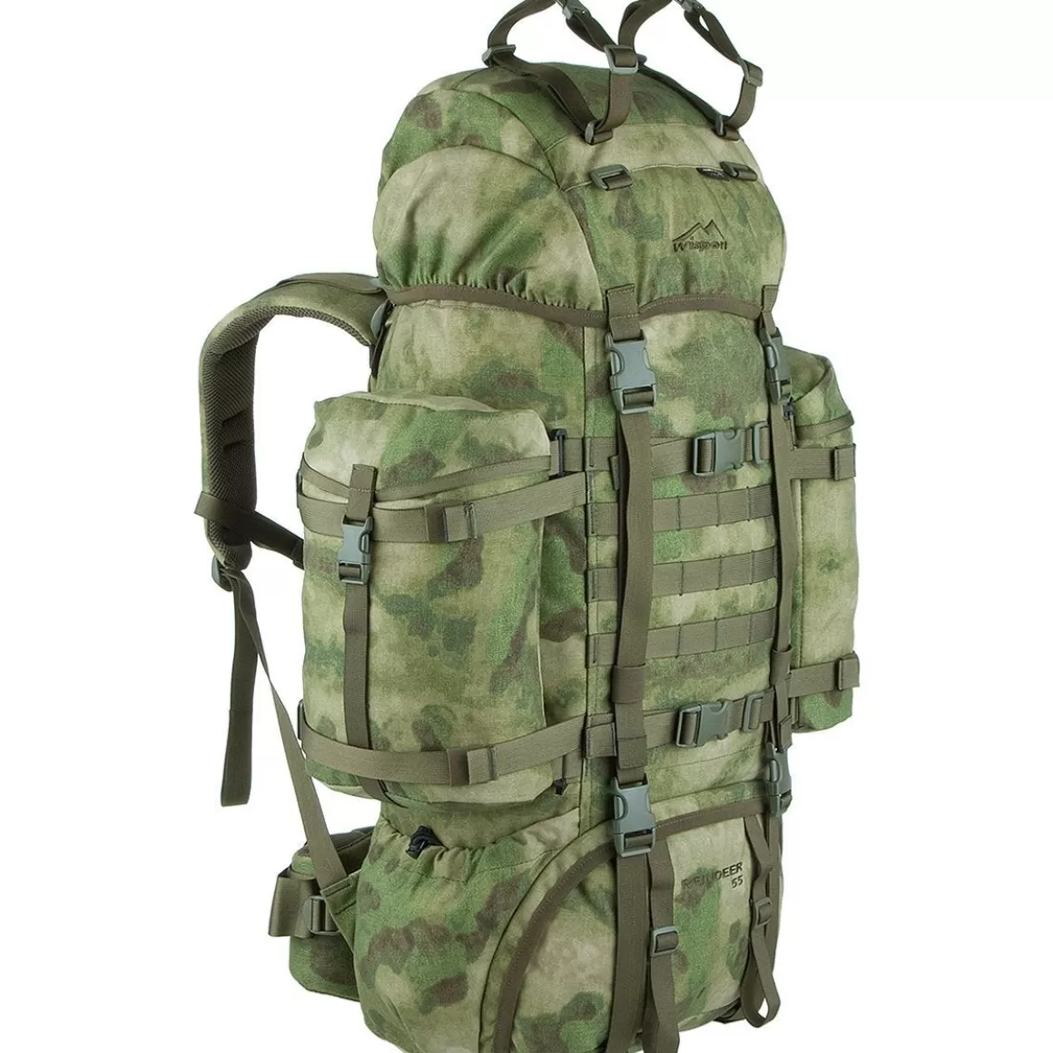 Wisport Hydration Packs> Reindeer 55L Rucksack A-Tacs Fg