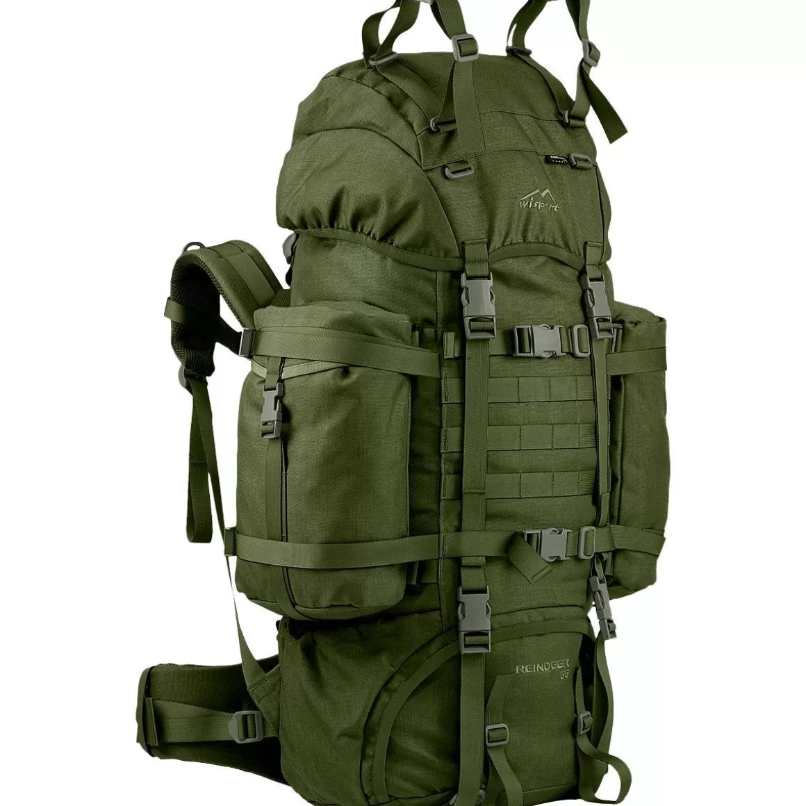 Wisport Hydration Packs> Reindeer 55L Rucksack Olive Green