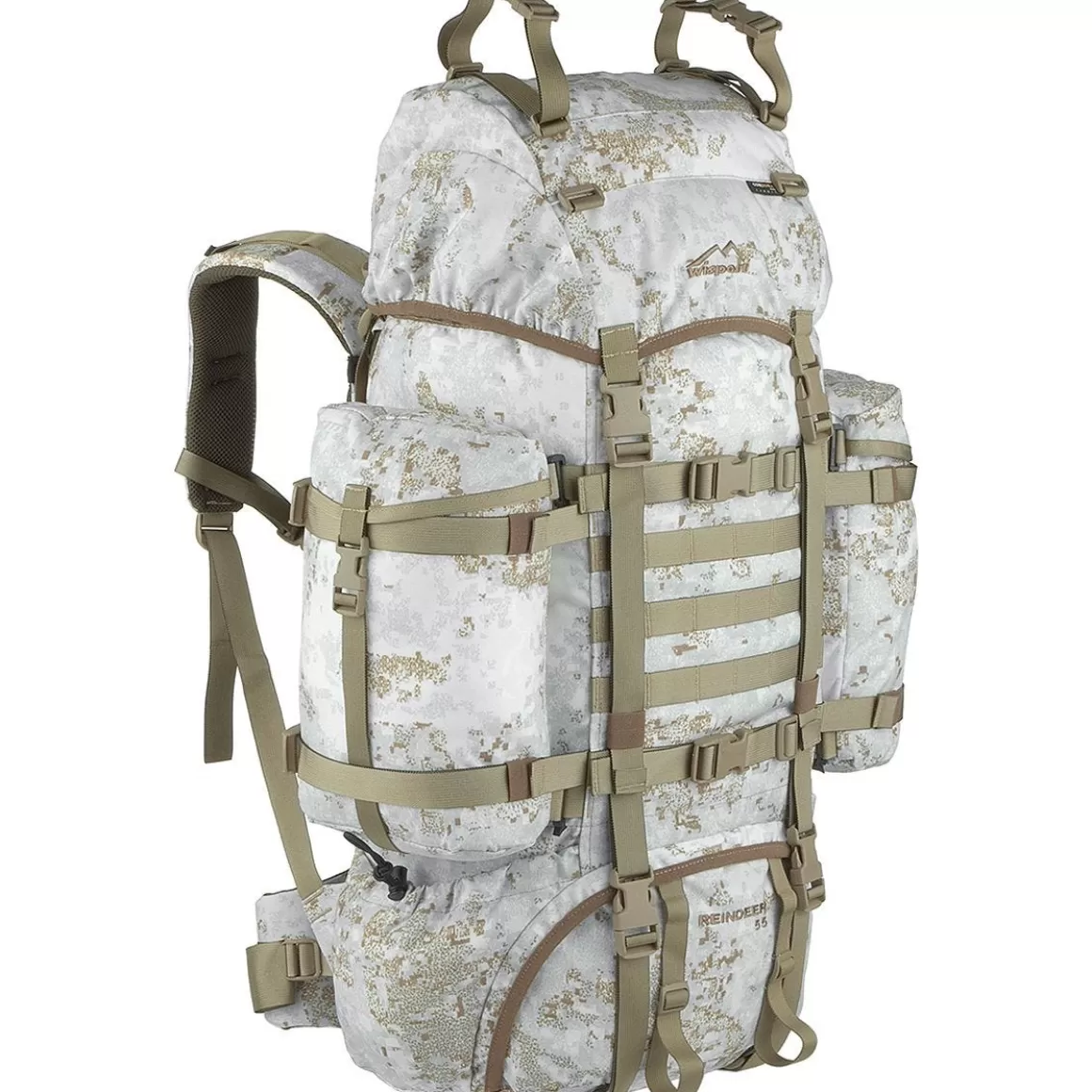 Wisport Hydration Packs> Reindeer 55L Rucksack Pencott Snowdrift