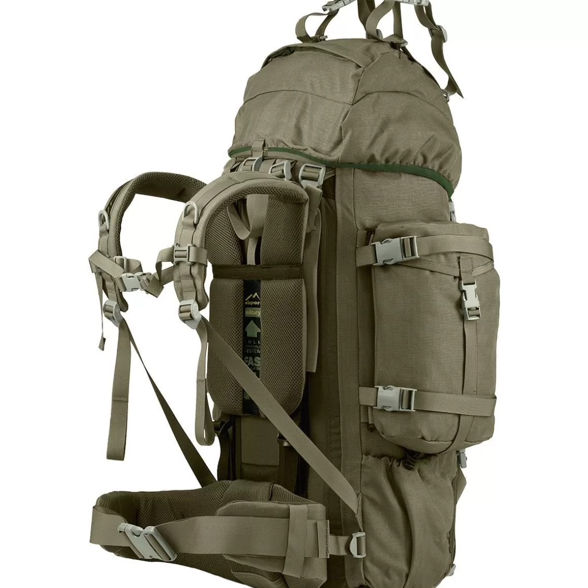 Wisport Hydration Packs> Reindeer 55L Rucksack Ral 7013