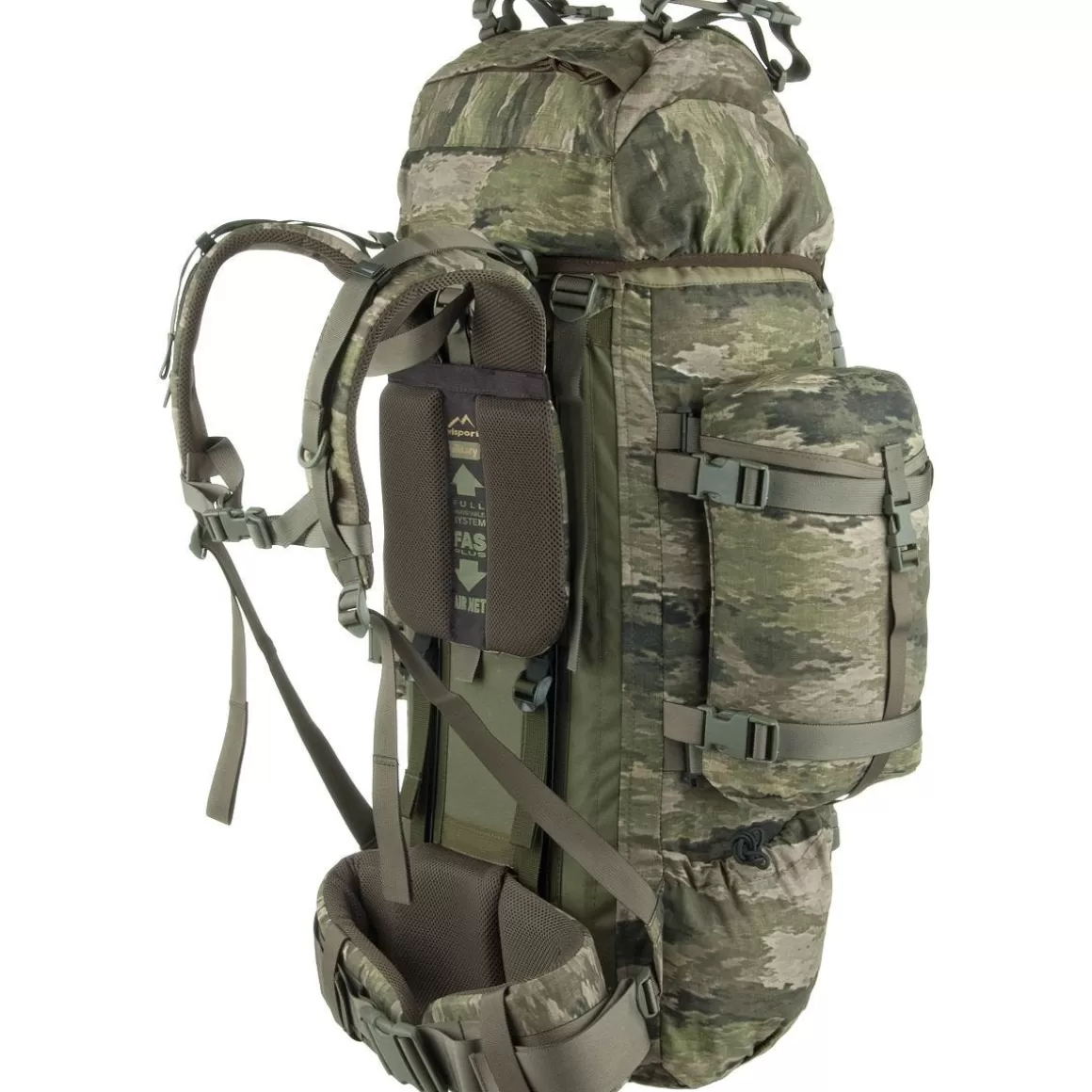 Wisport Bergens & Patrol Packs> Reindeer 75L Rucksack A-Tacs Ix