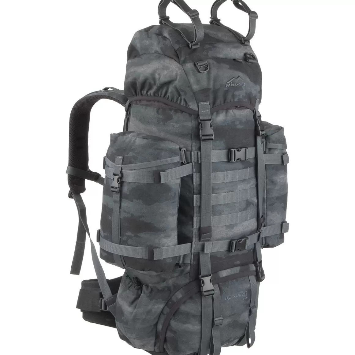 Wisport Bergens & Patrol Packs> Reindeer 75L Rucksack A-Tacs Le